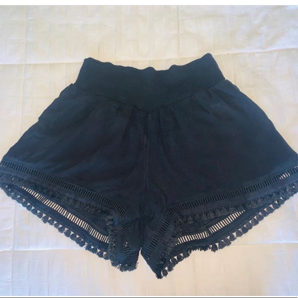 blue Abercrombie and Fitch shorts